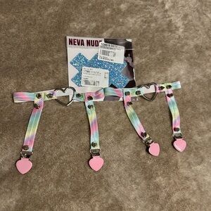 Colorful Heart garters